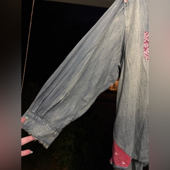 🦄SOLD! Magnolia Pearl Denim American Indian Adison Workshirt! NWT! 🦄 - Picture 4 of 12